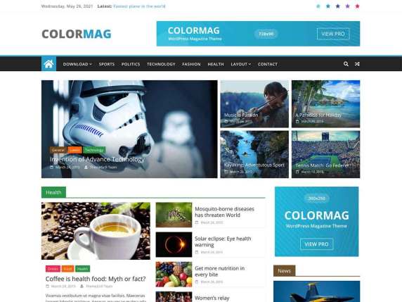 ColorMag Theme