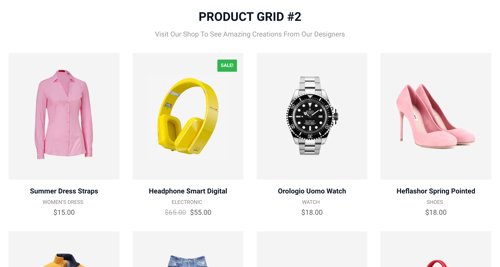 Product Grid #2 – Default Preset Design