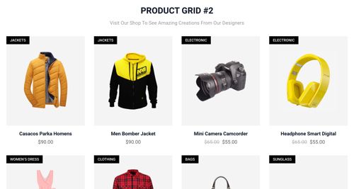 Product Grid #2 – Preset Design 2