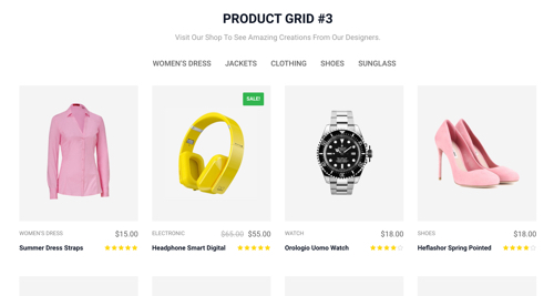 Product Grid #3 – Default Preset Design