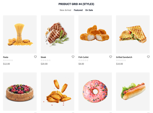 Product Grid #4 – Preset Design 3