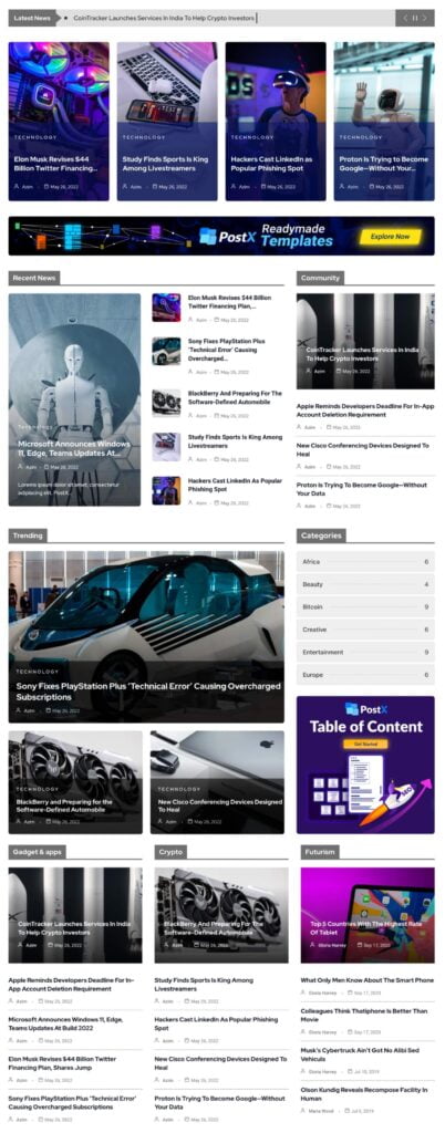 Introducing New Tech News Layout for PostX