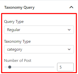 Taxonomy Query