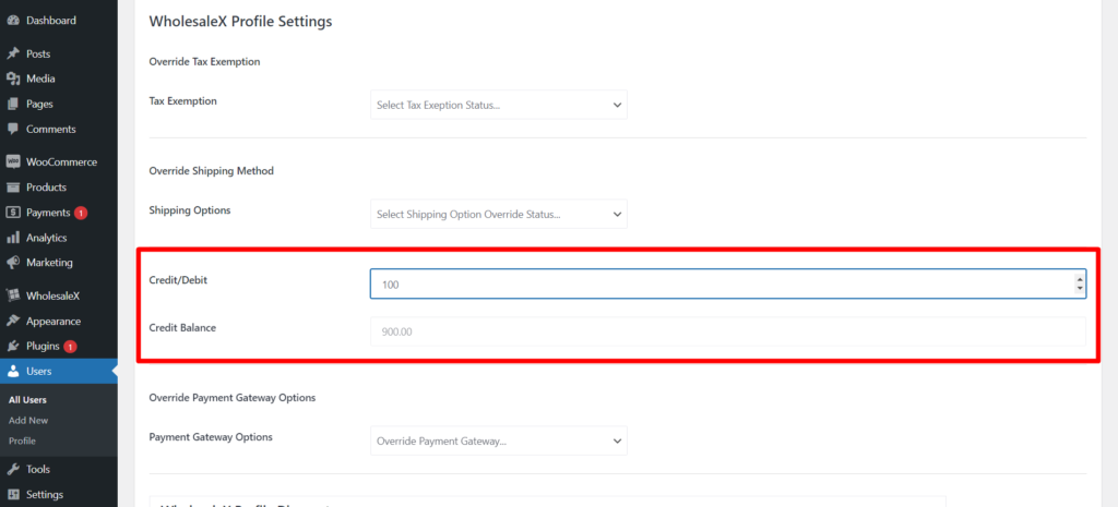 Adding WooCommerce Wallet Balance with WholesaleX