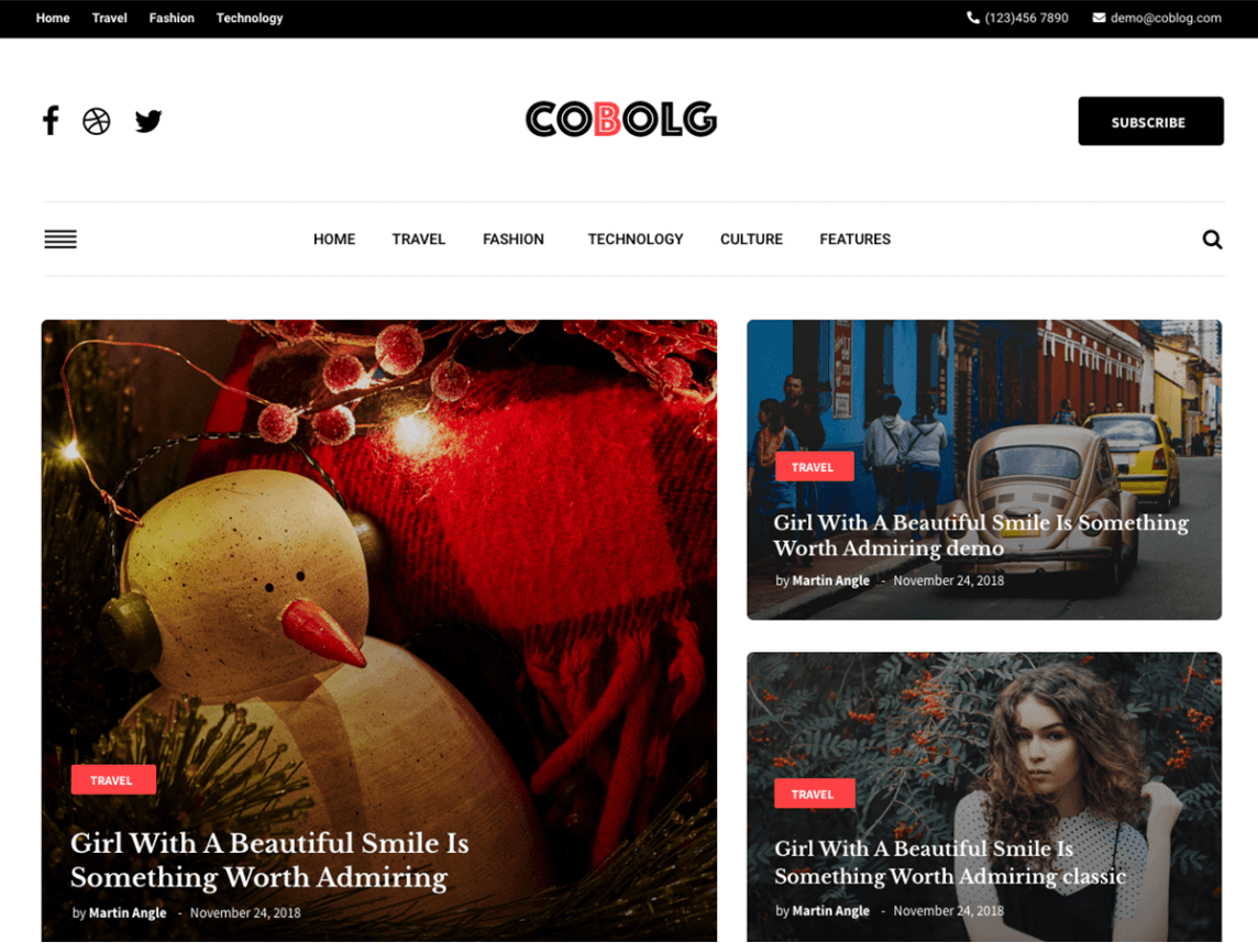 Coblog Theme