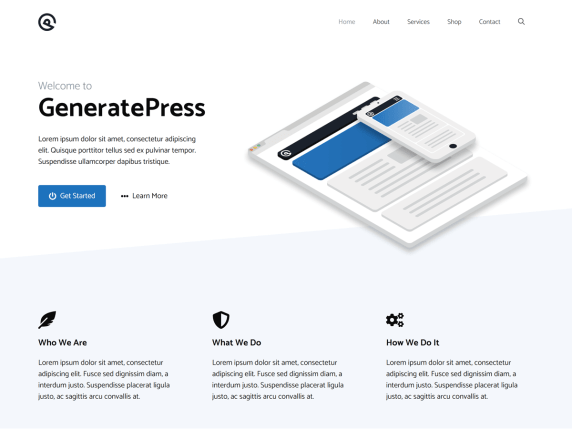 generatepress Theme