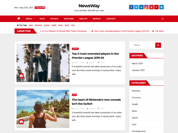 Newsway Theme