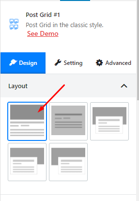 Post Grid Premade Layout