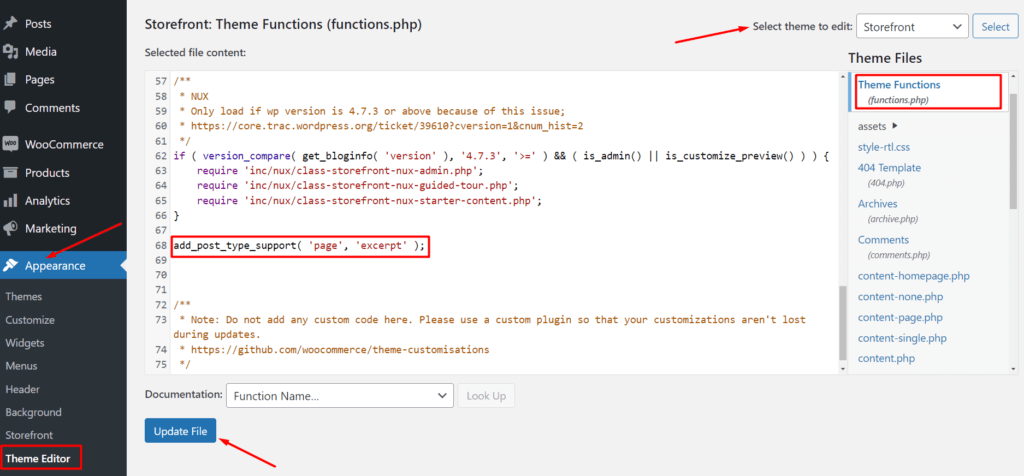 Adding custom code in WordPress functions php file