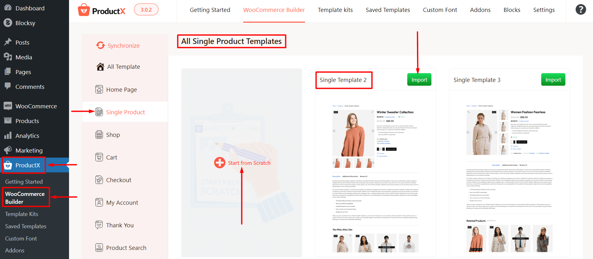 WooCommerce Single Product Page Template Creation