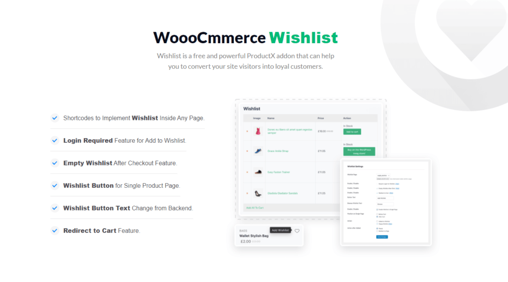 WooCommerce Wishlist