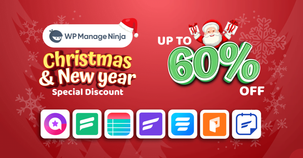 WPManageNinja holiday deals